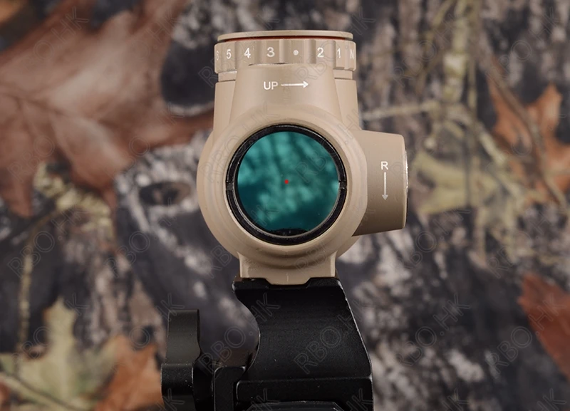 Тактический trijicon MRO стиль 1x Red dot прицел с qd Пикатинни Крепление adatper TAN M9500