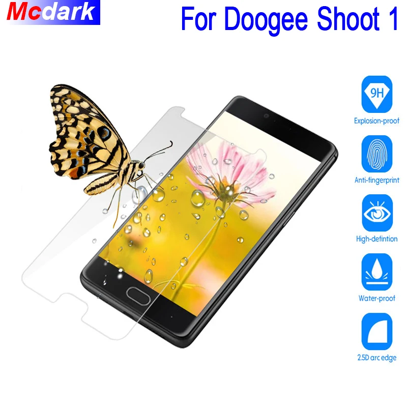 Закаленное стекло Mcdark 9H Для Doogee Shoot 1 Защитная пленка для экрана покрытие
