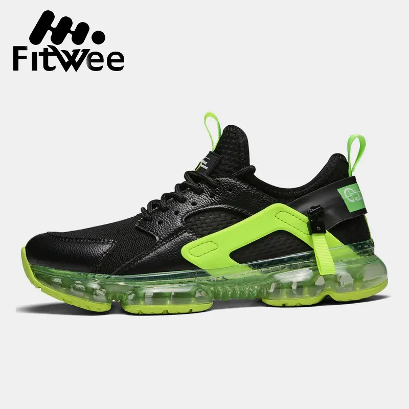 

FitWee Summer Mesh Running Shoes For Men Ultralight Sport Shoes Jogging Athletic Sneakers Man Cheap Lace-Up Trainers Size 39-44