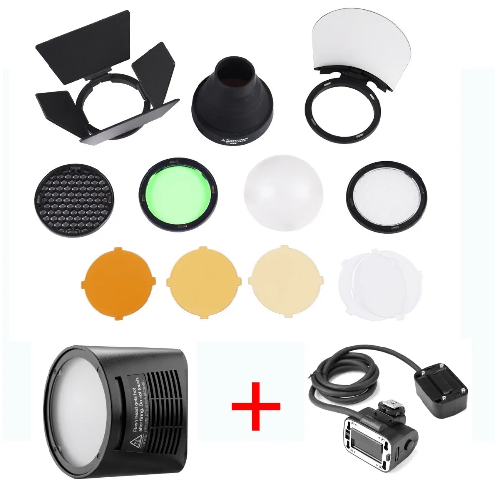 

Godox AK-R1 Accessories kit Compatible for Godox AD200 / H200R Round Flash Head, with Godox EC200,Godox AK-R1 and Godox H200R