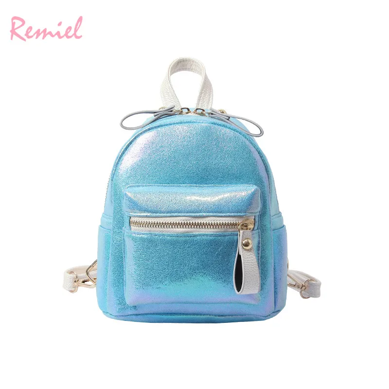 

Gradient Color Laser Women Backpacks 2018 New High-quality PU Leather Women bag Mini Shoulder Bag School Rucksack Travel bags