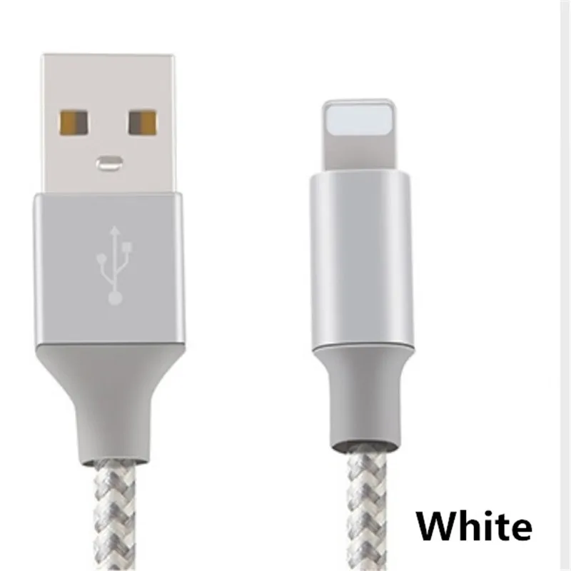 Braided Charge Cord Quick Charging 8 Pin For iPhone X/10/8/7/6/5/5S Plus For iPad Mini IOS 9 10