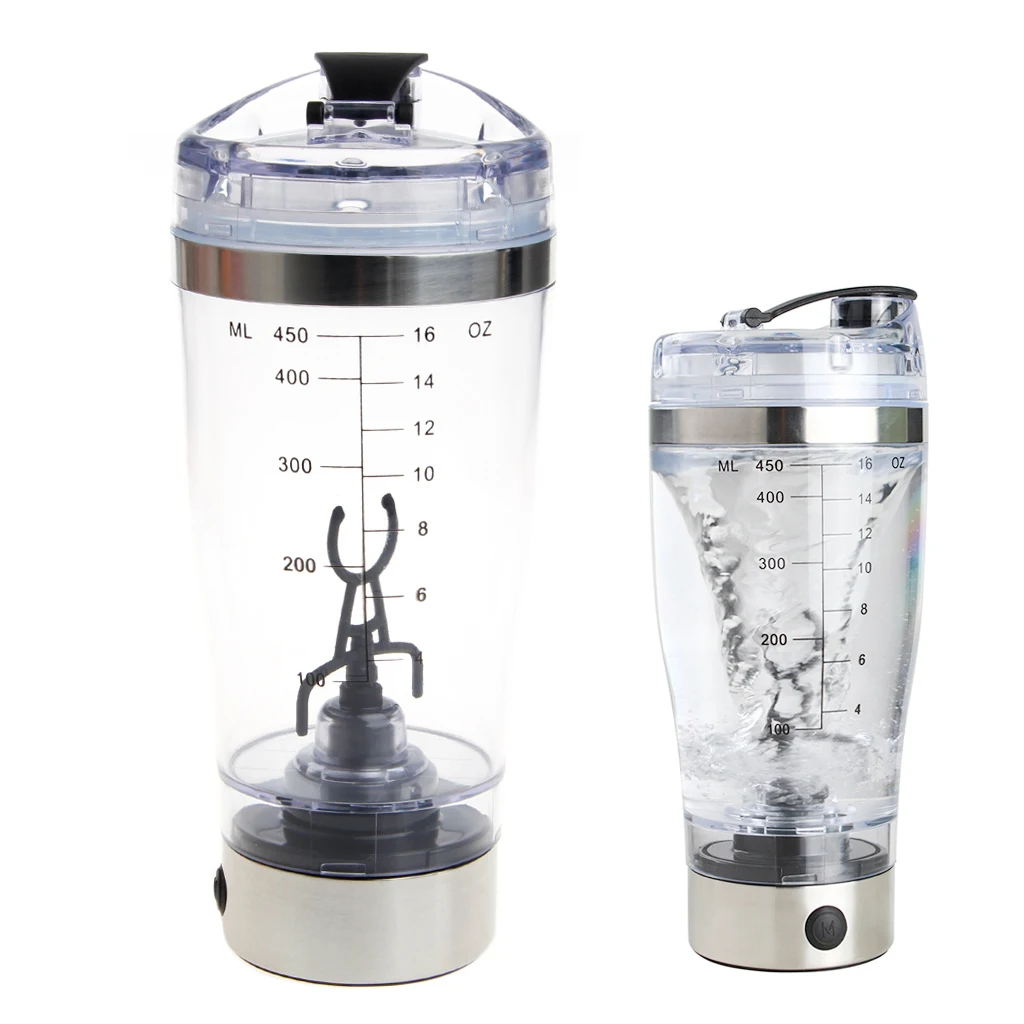 450 мл BPA белка шейкер вихревой бутылка для воды Электрический автоматический смеситель Smart Cup