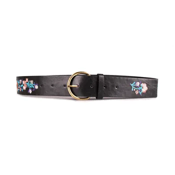 

Designer Women's Belt Gold Buckle Waist Belts For Women's Jeans Skinny Leather Strap High Quality Cinturon Mujer YS70