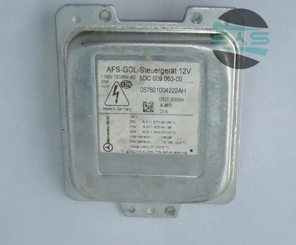 Buy Used AFS GDL Steuergerat 12V A211 W211 orignal