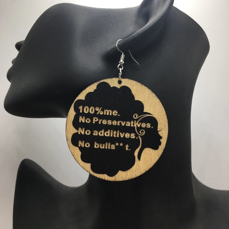 100% me Wooden Earrings | Украшения и аксессуары