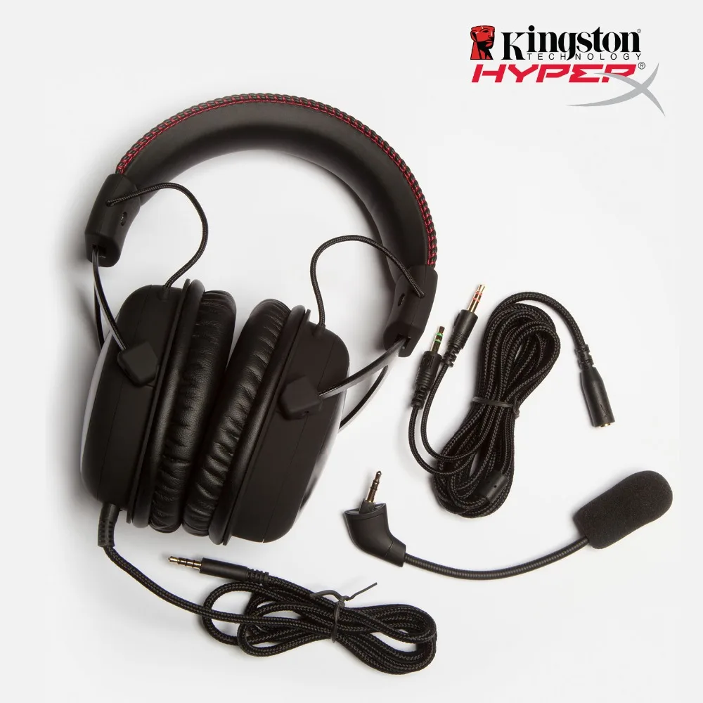 Pаспродажа HyperX Cloud core Игровая гарнитура Автоматическое шумоподавление наушники AMP USB звуковая карта продается отдельно