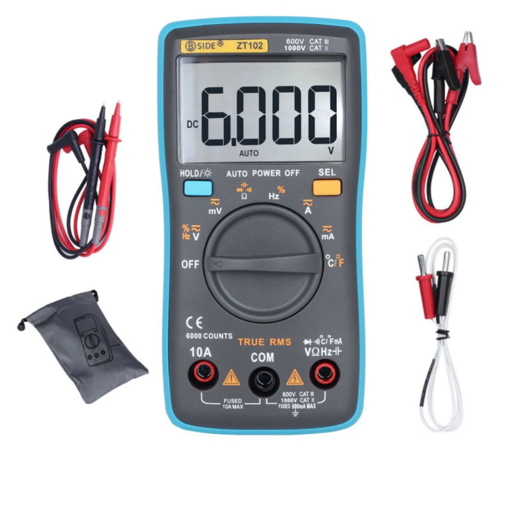 ZT102-Digital-Multimeter-True-RMS-Auto-Range-Multimetro-Voltmeter-Ammeter-Capacitance-Temperature-Ohm-HZ-NCV-Tester (2)