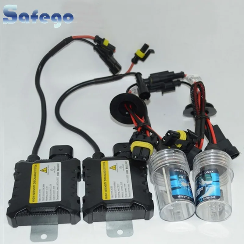55 Вт ксенон hid комплект H7 H4 H1 H3 H8 H9 H11 9005 9006 4300K 6000K 8000k 1000K тонкий балласт HID лампы для