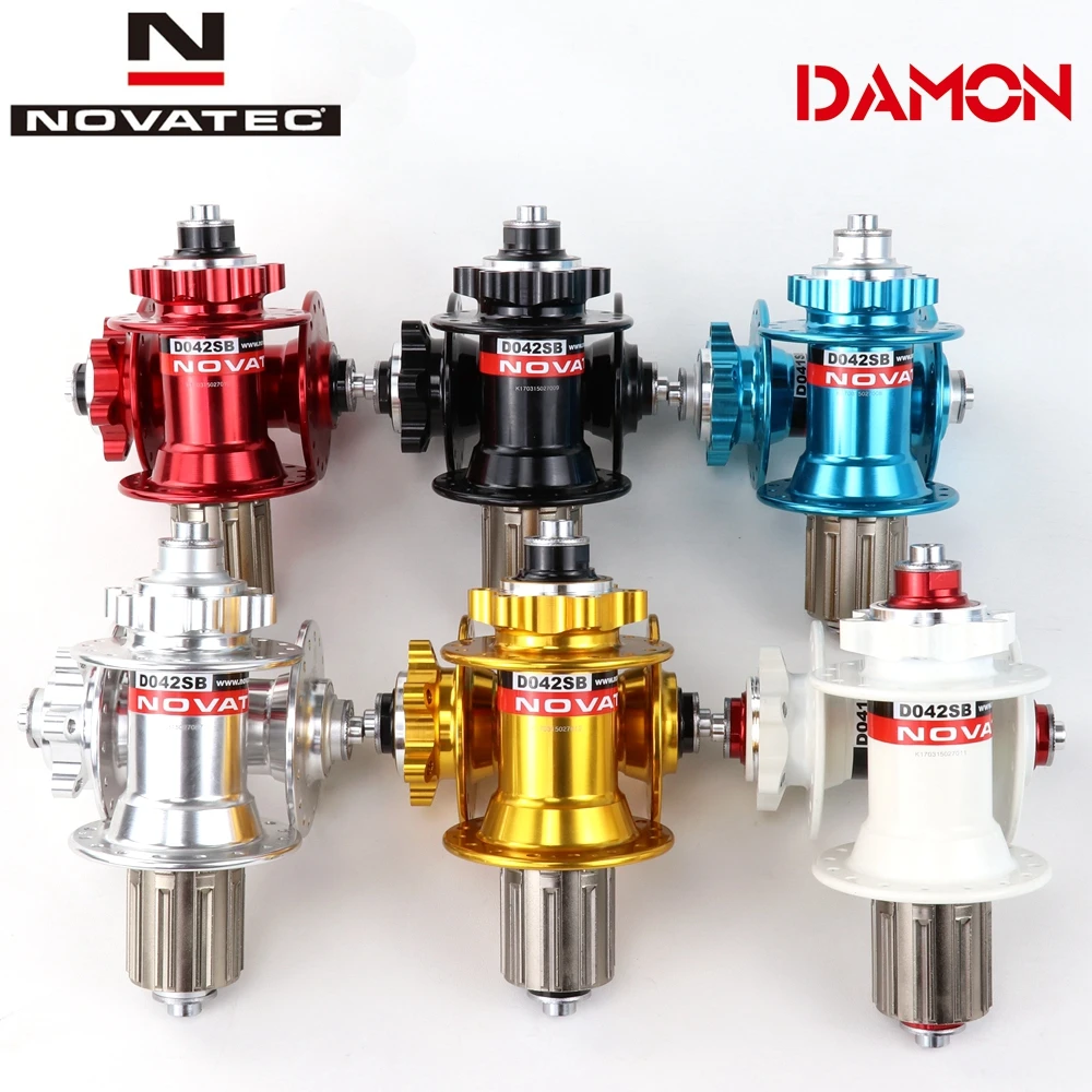

Novatec D041SB D042SB Mountain Bicycle Disc Brake Hubs 24 28 32 36 Holes QR Mtb Bike Front Rear Hub Steel Aluminum Freehub Body