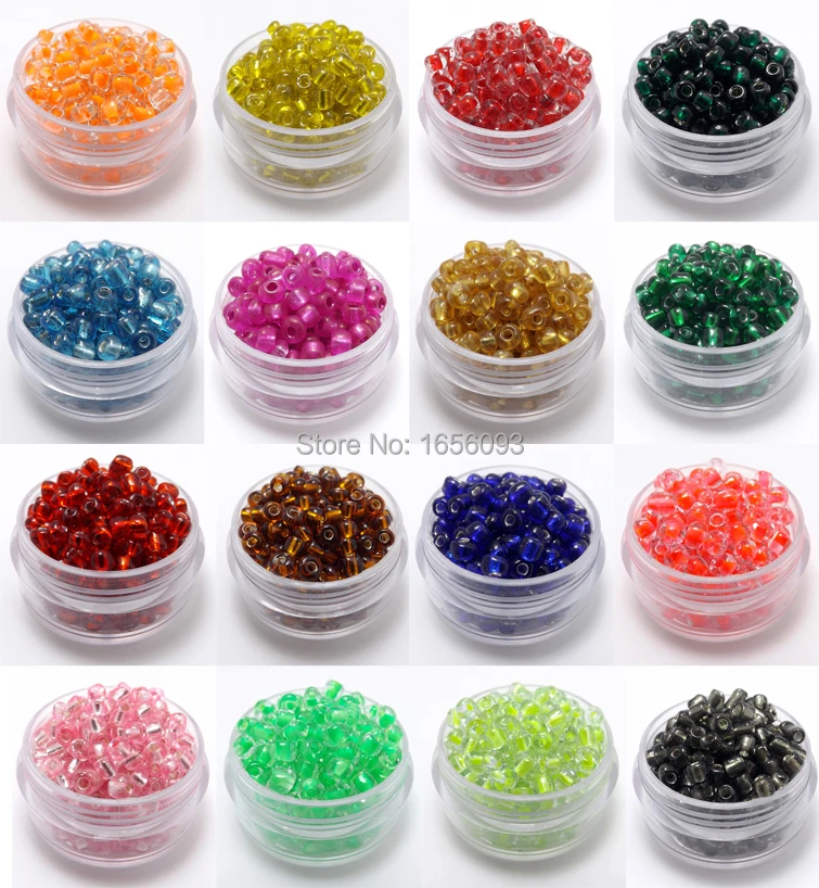 

Wholesale 300Pcs 4mm Czech Glass Seed Spacer beads Lot Colorful Jewelry Making DIY U Pick 60Colors(37-50)