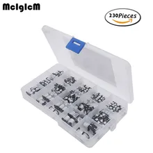MCIGICM 15value 230pcs SMD Aluminum Electrolytic Capacitors Assortment Box Kit