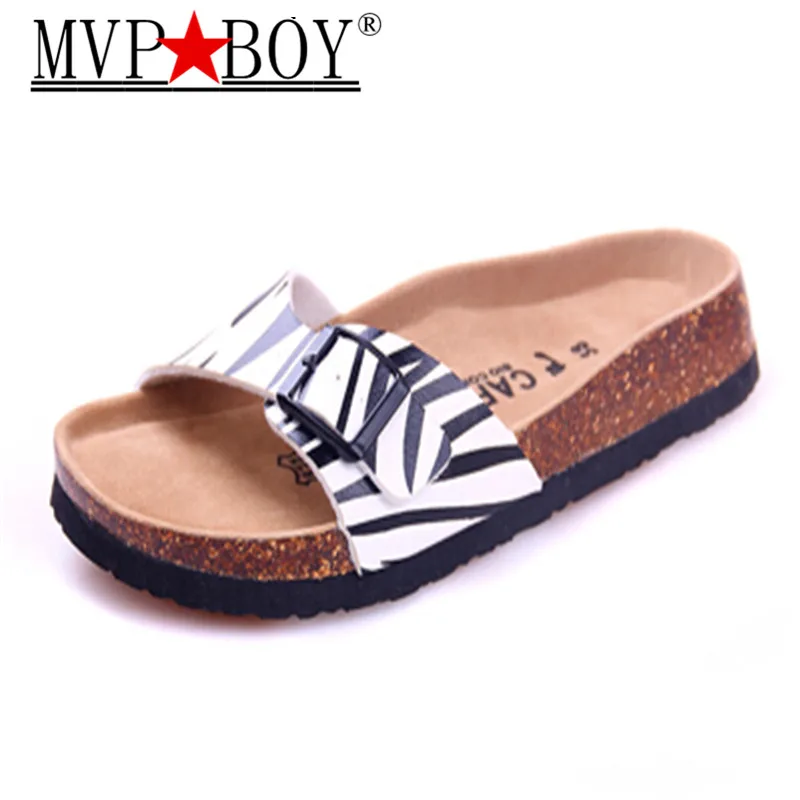 

Men Sandals Cork Shoes Girls Slippers Summer Sandals Flip Flops Zapatos Hombre Sandalias Mix Color Brown black white