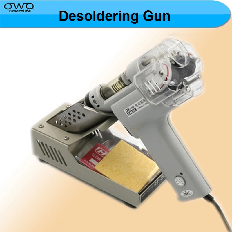High Quality Electric Vacuum Double-Pump Solder Sucker Desoldering Gun Soldering Iron S-998P 1PC | Инструменты
