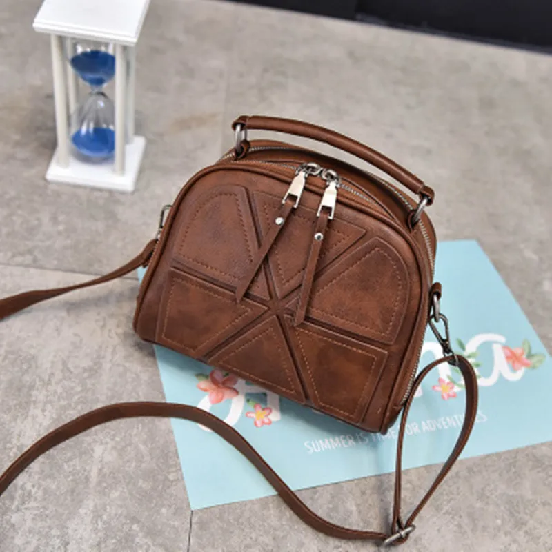 

Women Shoulder Bags Famous Brand 2018 Vintage Retro Women Crossbody Bag Small High Quality PU Leather Handbag for Women Tote Sac