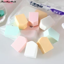 8 шт. аппликатор Губка Косметические Puff воздушной подушке Puff BB крем-пудра Макияж инструмент esponja maquiagem случайно Цвет