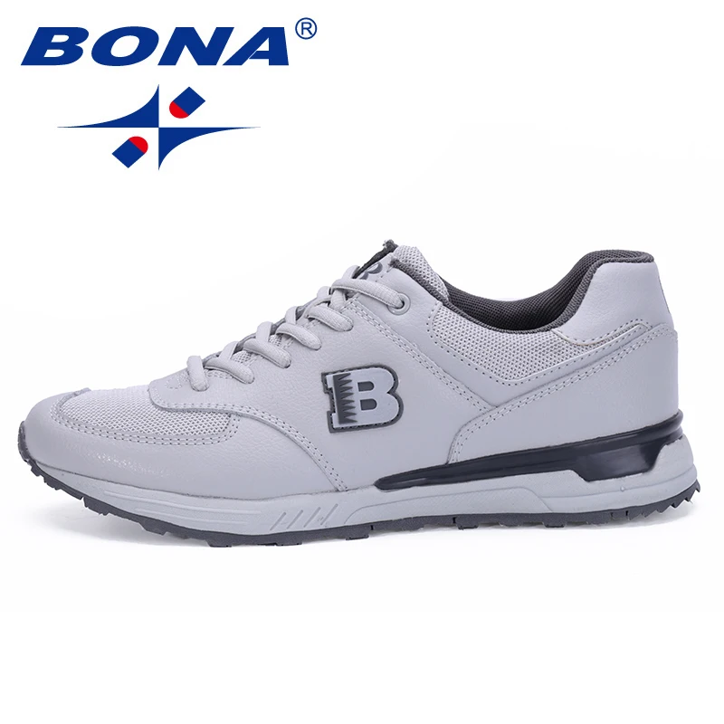 

BONA New Typical Style Men Running Shoes Lace Up Athletic Shoes Outdoor Walking Jogging Sneakers Comfortable Fast Free Shipping