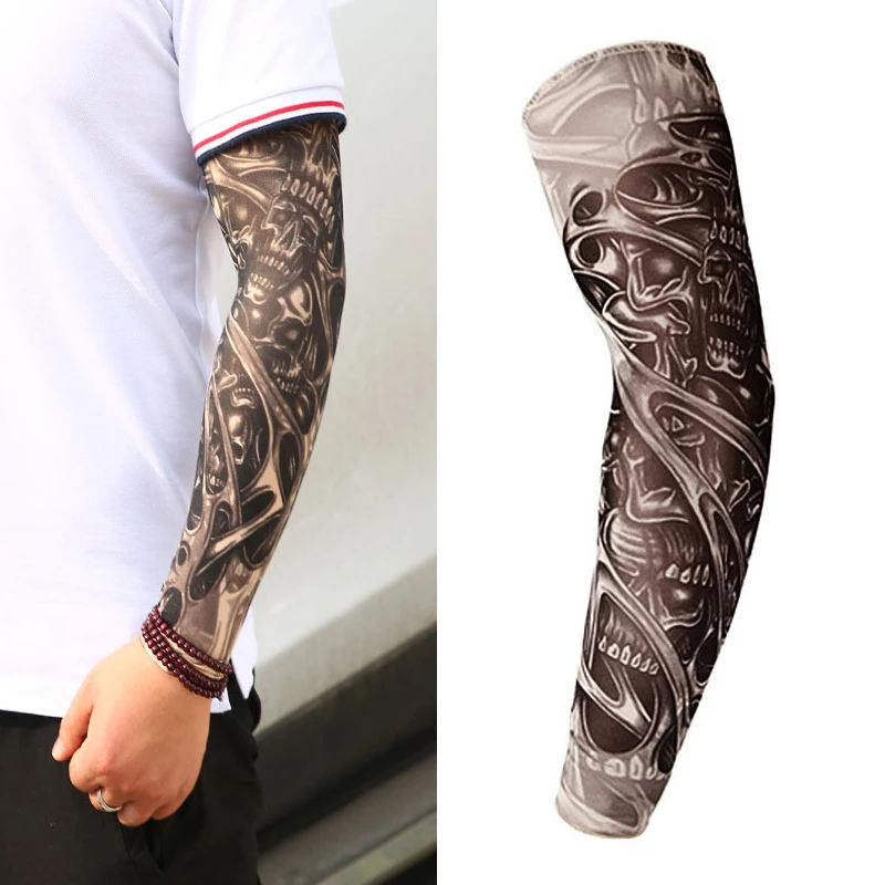 16 Styles Tattoo Sleeve Man Fake Temporary Tattoo Arm Sleeves Unisex Warmers Elastic Uv Protection Cool Printed Sun Proof Punk Aliexpress 16 Styles Tattoo Sleeve Man Fake Temporary Tattoo Arm Sleeves Unisex Warmers Elastic Uv Protection Cool Printed Sun Proof Punk Aliexpress