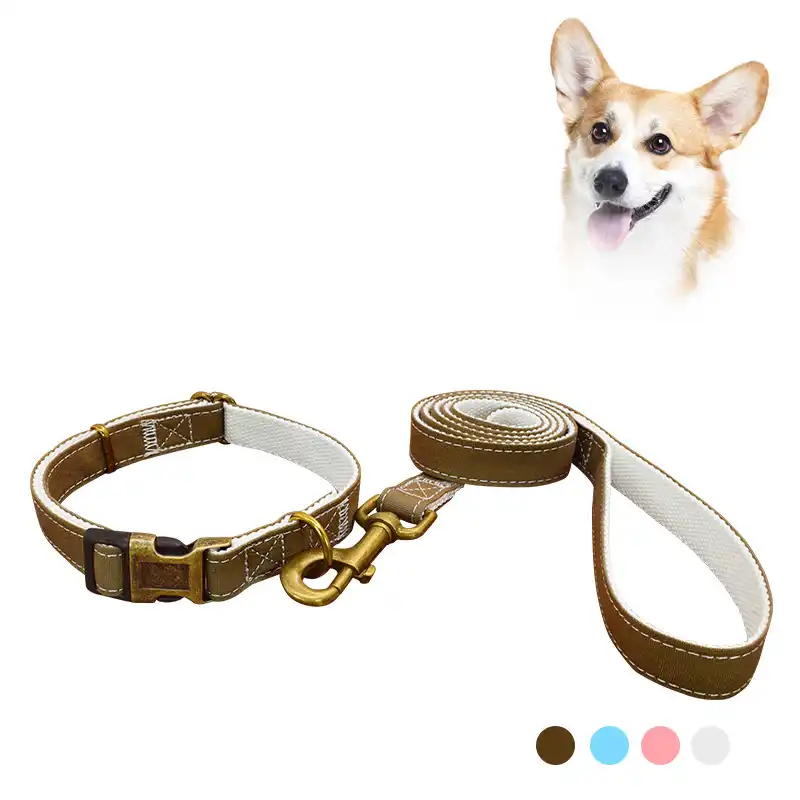 New Personalized Nylon Dog Collar Custom Tag Adjule Nylon Dog Collar Custom Tag