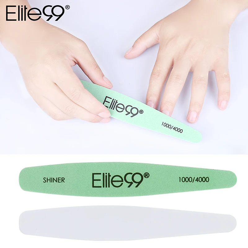 

Elite99 Green Buffing Nail Sanding Nail Art File 3-Side Manicure Pedicure Buffer Tool Nail Art Buffer Shiner Nail Polish Tool