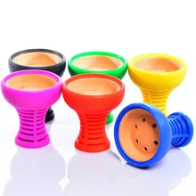 1 шт. Силикон+ керамическая чаша для кальяна наргил Sheesha Vortex аксессуары для кальяна