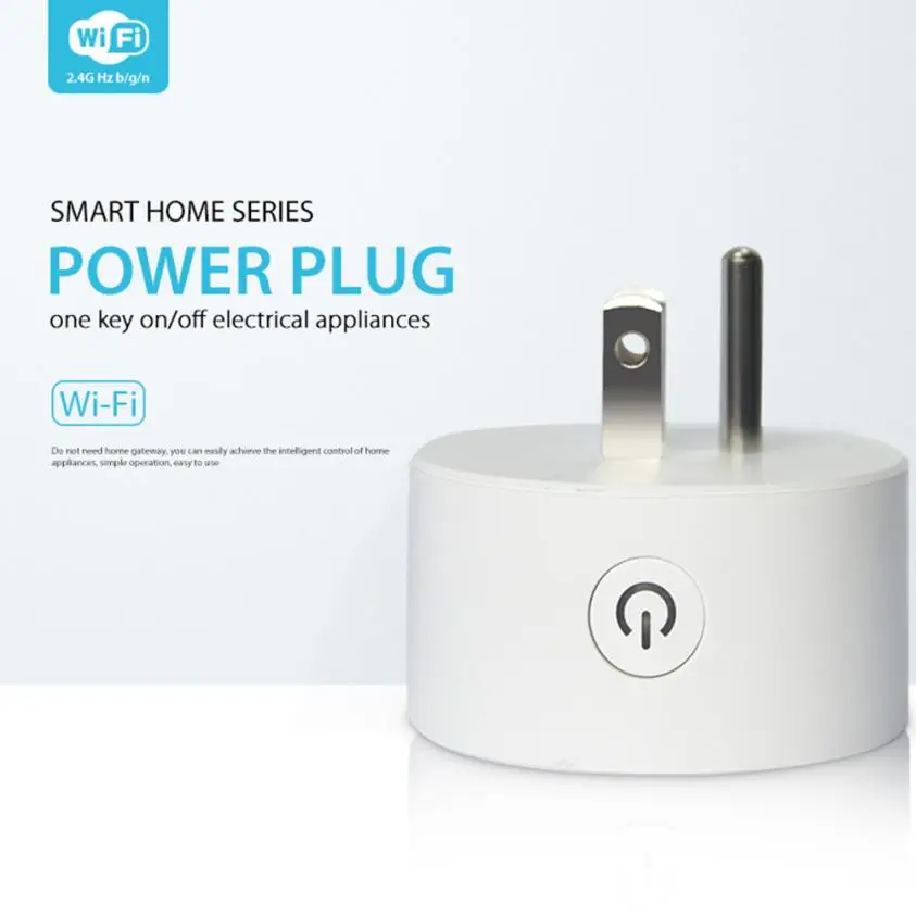 

New 2x Smart Mini WiFi Plug Outlet Switch work with Echo Alexa Google Home Remote US 18Jun18 Drop Ship F