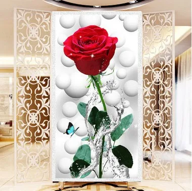 

5D Diy diamond painting cross stitch Needlework red rose diamond embroidery round rhinestone resin diamond picture mosaic