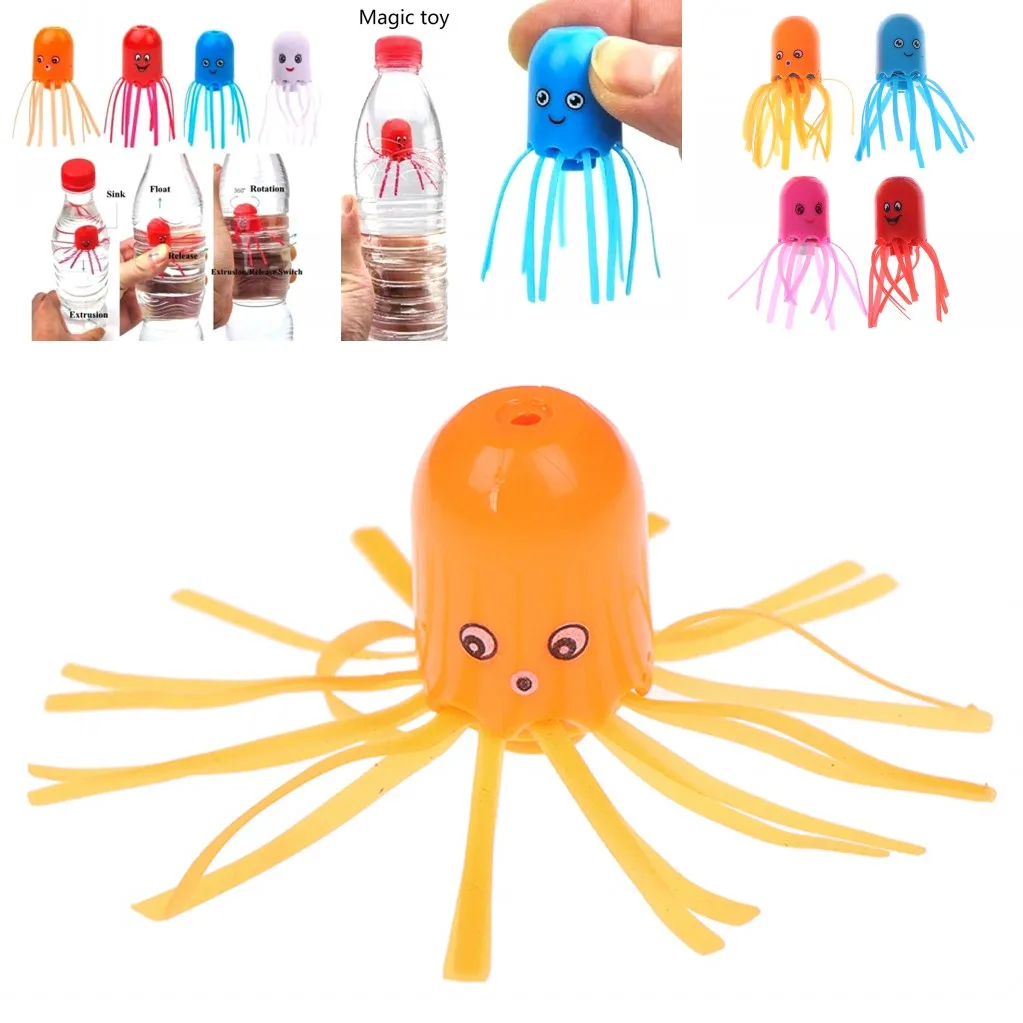 

2019 New 1pc/4pcs Cute Funny Toy Magical Magic Jellyfish Float Science Toy Gift For Children Color Random