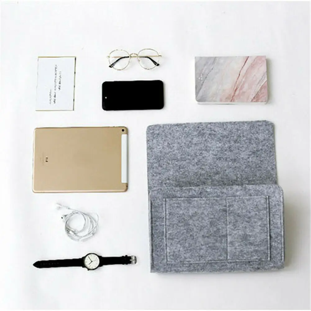 Bedside Storage Bag Felt Bed Sofa Side Pouch Remote Control Hanging Caddy Bedside Couch Storage Organizer Bed Holder Pockets Bedside Storage Bag Felt Bed Sofa Side Pouch Remote Control Hanging Caddy Bedside Couch Storage Organizer Bed Holder Pockets