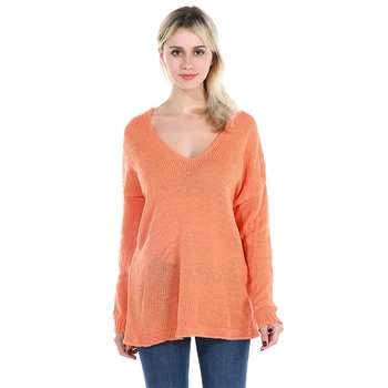 

Bigsweety Fashion Long Sleeve Knit Sweater Women V-Neck Hooded Tops Autumn Warm Casual Loose Solid Pullovers Pull Femme Clothes