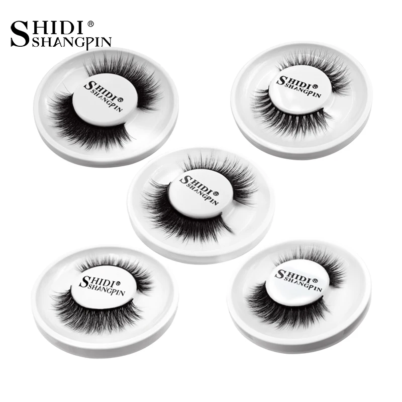 

SHIDISHANGPIN 1 box mink lashes natural long makeup false eyelashes hand made false lashes full strip lashes 3d mink eyelashes