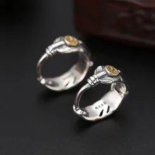 Настоящие 925 пробы, серебряные деревянные серьги-гвоздики для мужчин и женщин, Винтажные серьги с перьями, модные ювелирные изделия, рождественские подарки