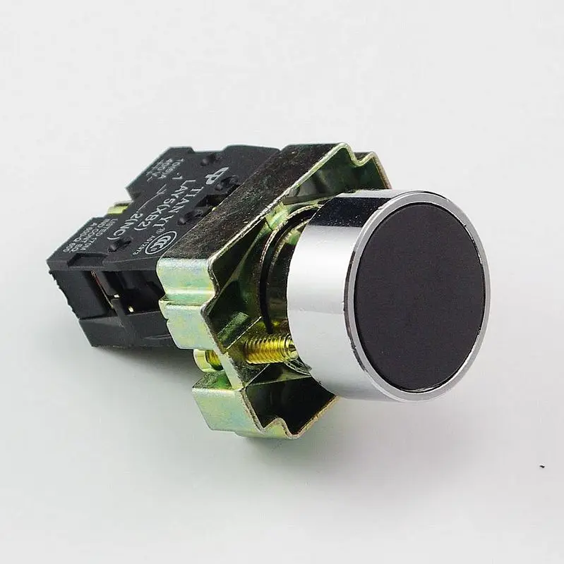 

5PCS 1 N/O XB2BA11C Momentary White Flush Pushbutton Replaces Telemecanique