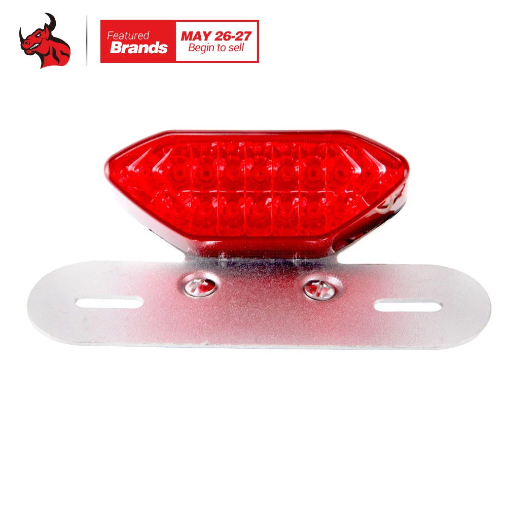 Motorcycle Taillights LED Laser Taillight Parking Stop Brake Lamps Warning Motorcycle Tail Light Led Motorcycle Light