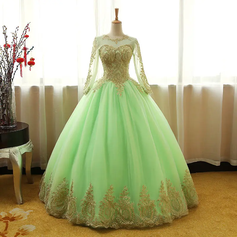 Champagne-Princess-Quinceanera-Dresses-Long-Sleeve-Ball-Gown-Girls-Masquerade-Sweet-16-Dresses-Ball-Gowns-Vestidos (4)