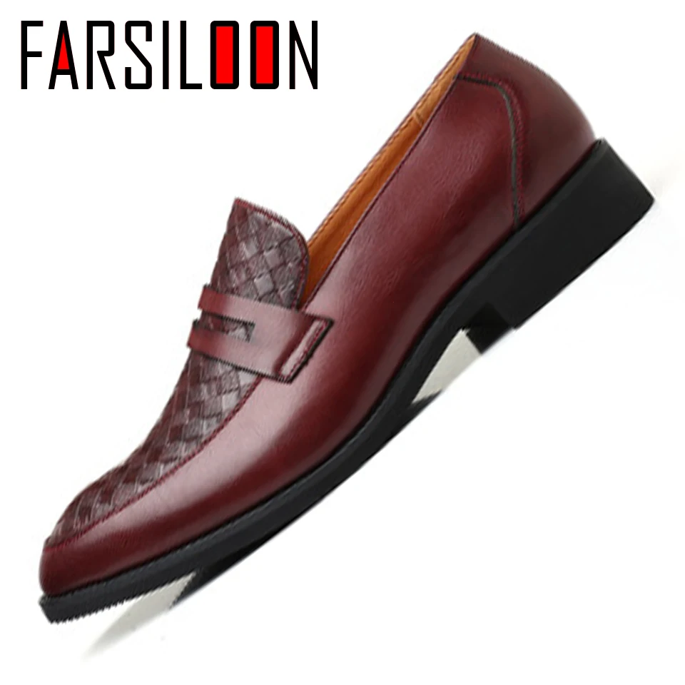 

Autumm New Breathable Comfortable Soft Men's Bullock Shoes Business Casual Solid Shoes Men's England Single Shoes OL009