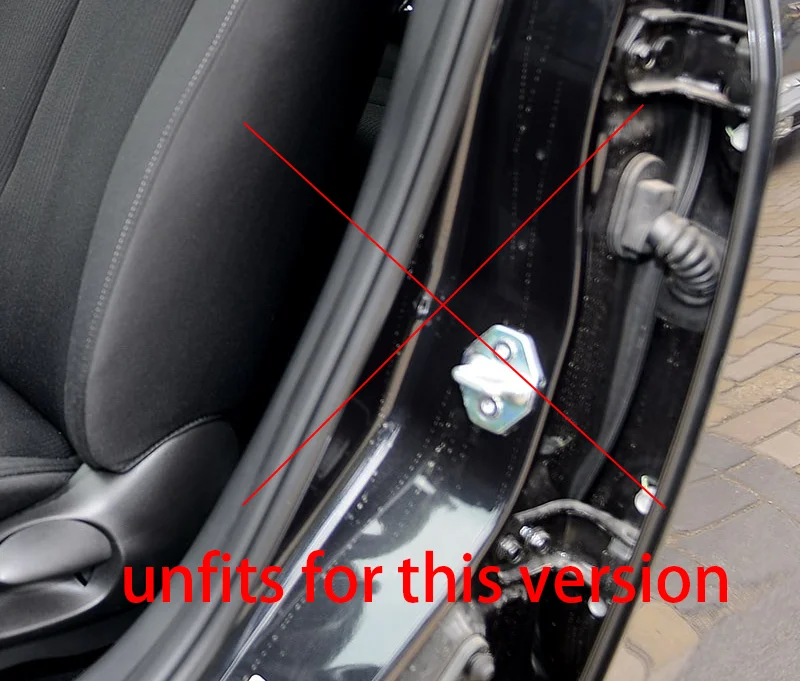 4 шт. антикоррозийный Автомобильный Дверной замок Защитная Пряжка для Mazda MX-5 MX5 MX 5 NB NC ND аксессуары для стайлинга автомобилей