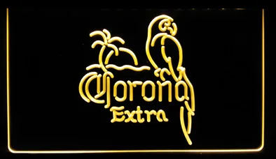 

LS102-y Corona Extra Parrot Beer Light Sign Decor Free Shipping Dropshipping Wholesale 8 colors to choose