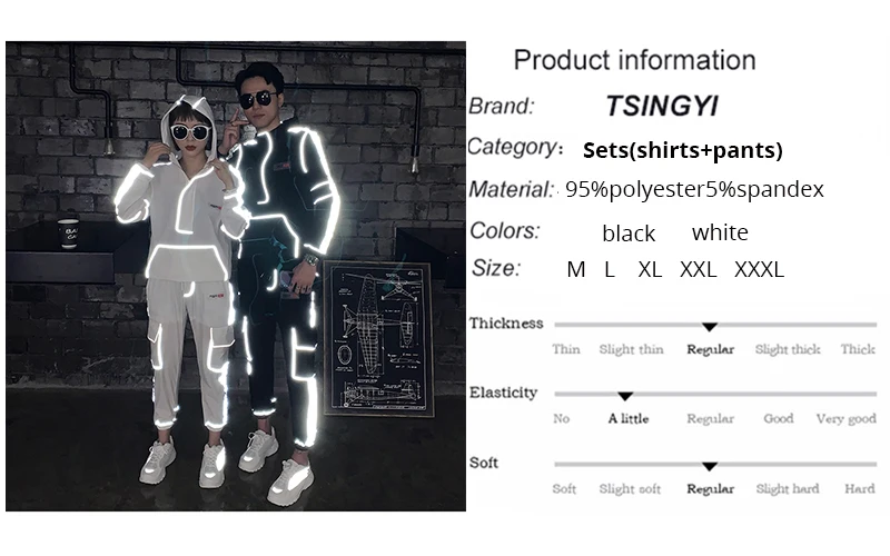 Tsingyi летние мужские спортивные комплекты с 3D принтом волка футболка + шорты крутой спортивный костюм мужские костюмы из двух предметов