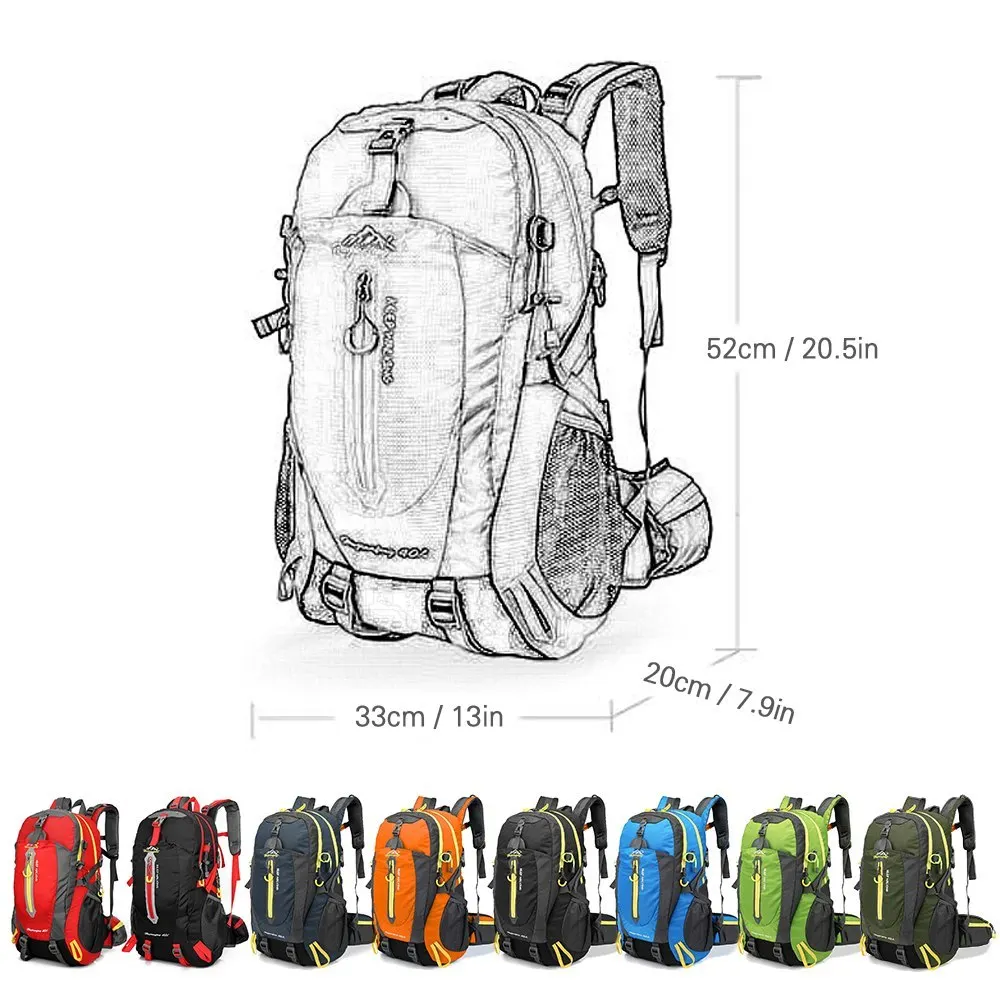 Flash Deal 40L Cycling Bag Large capacity Water Resistant Travel Backpack Camp Hike Laptop Daypack Trekking Climb Back Bags For Men Women 3