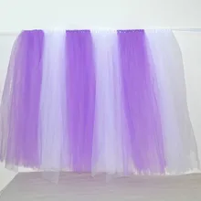 91,5*80 см цветная Тюлевая настольная юбка для свадебного украшения, Тюлевая юбка-пачка для стола, свадебные сувениры, домашний текстиль