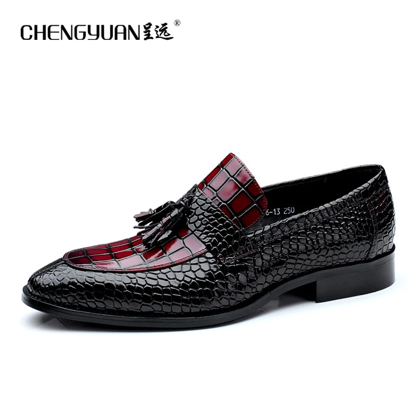 font b Men b font genuine leather flat wedding font b shoes b font font