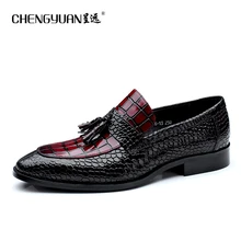 font b Men b font genuine leather flat wedding font b shoes b font font
