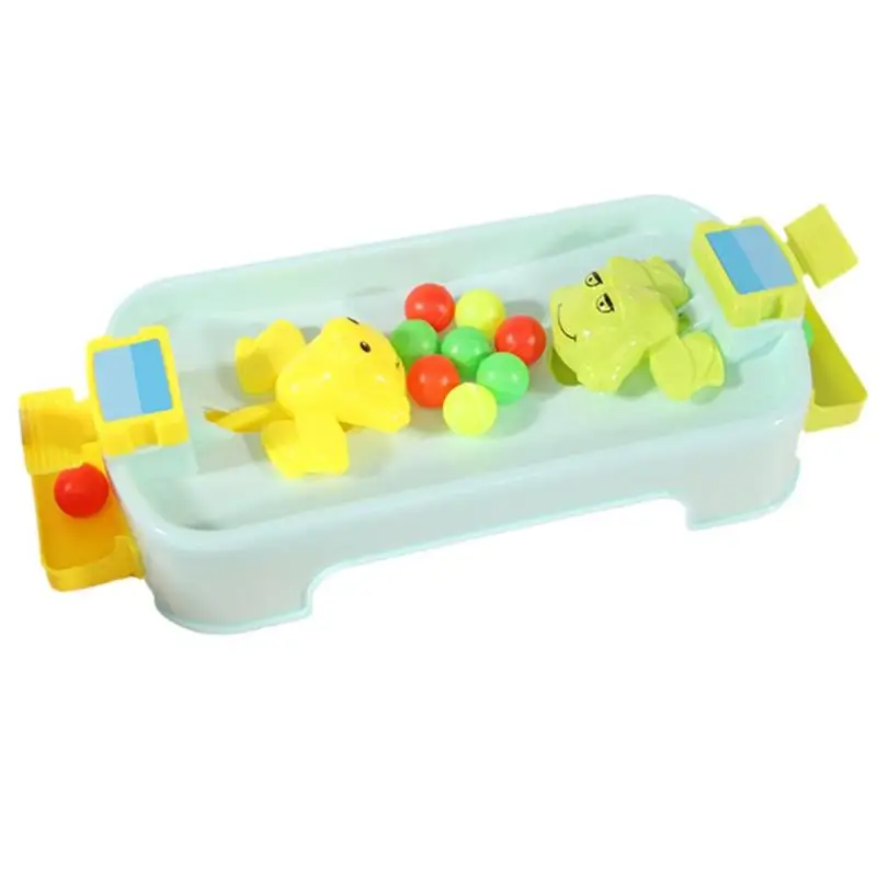 Plastic Frogs Eat Beans Desktop Game Parent-child Interactive Toy Children brain coordination ability classic puzzle Toys Random