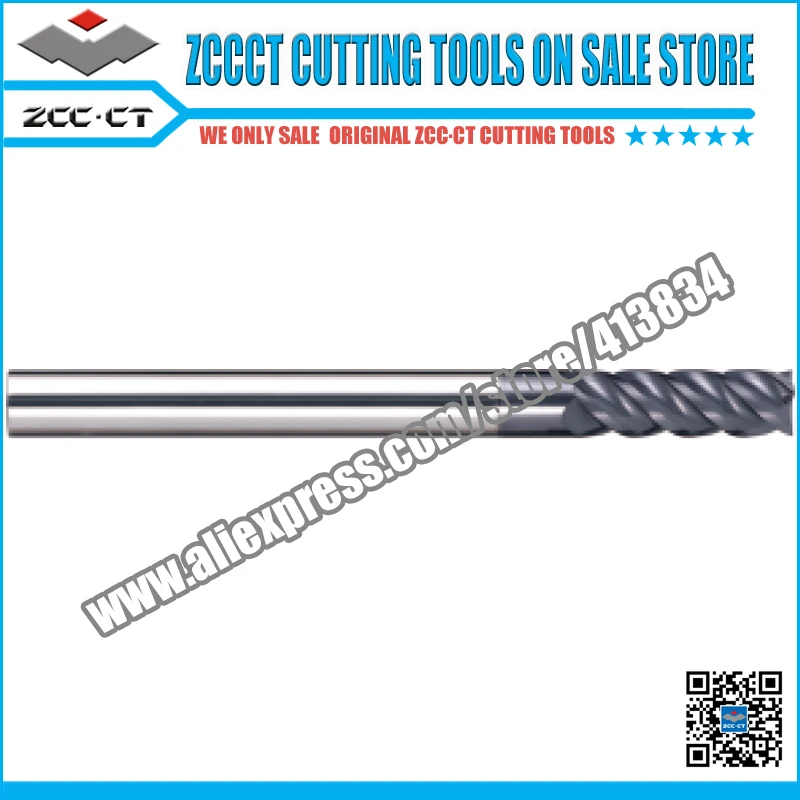 

ZCCCT cutting tools cnc carbide end mill 1 pack