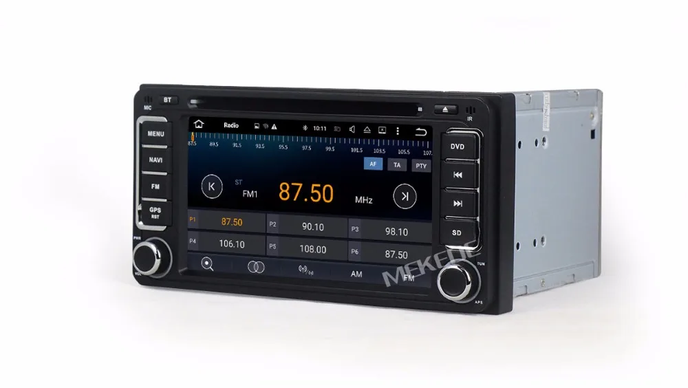 Discount 2G RAM Android 7.1 2 DIN Car DVD multimedia player for Toyota Terios Old Corolla Camry Prado RAV4 Universal radio wifi 4G lte 4