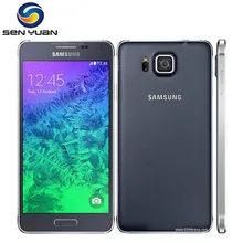 G850 разблокированный мобильный телефон samsung Galaxy Alpha G850F G850A Ouad Core 2 Гб ОЗУ 32 Гб ПЗУ 12,0 МП 4,7 дюймов сенсорный экран