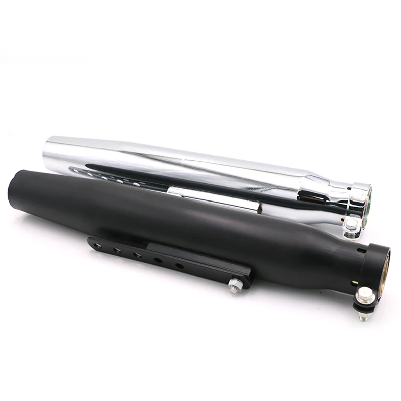 

Motorcycle Motorbike Moto Universal Muffler Antiqued Vintage 53mm Exhaust Pipe for Honda Yamaha Suzuki Bobber Scooter Mufflers