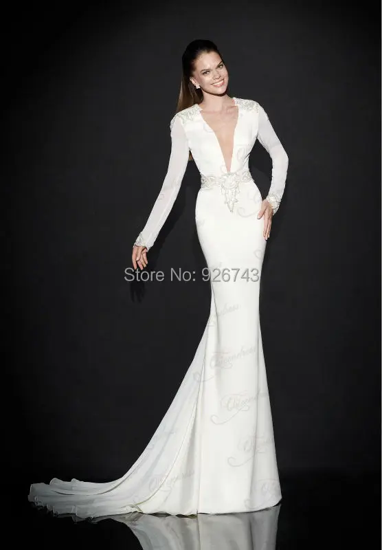 White Silk Dress