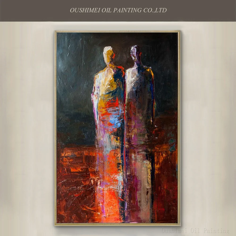 Professional Artist Hand painted High Quality Abstract Portrait Oil